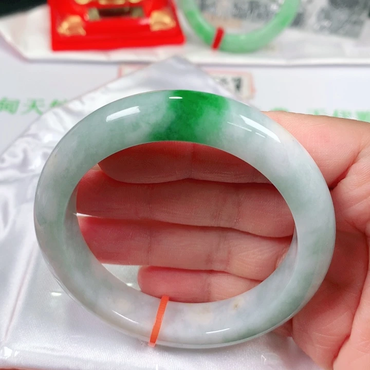 未镶嵌手镯翡翠  编号0030 正圈55