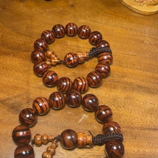 黄花梨/降香黄檀全陈化老料把件串