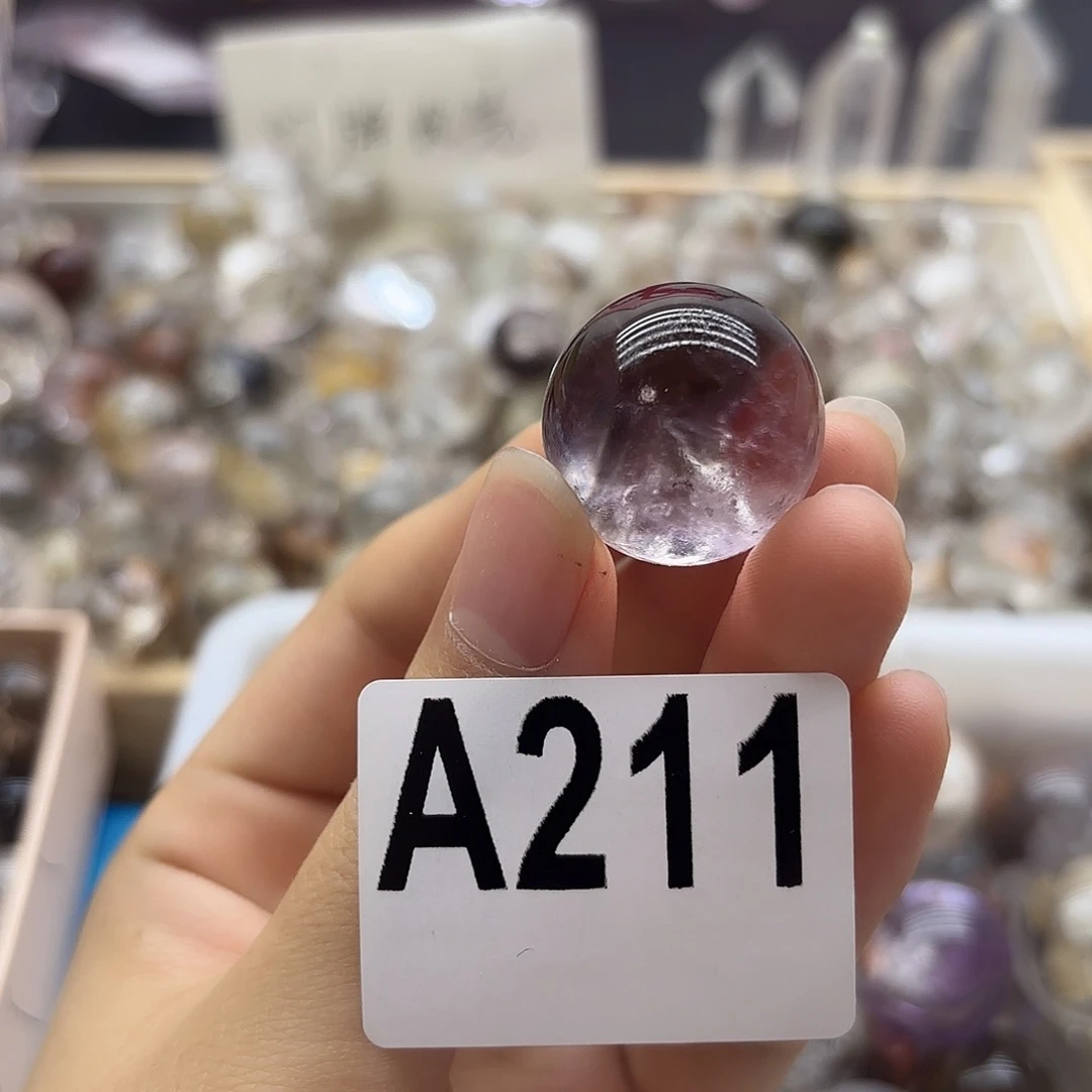 汤***圆珠宝半成品水晶未镶嵌211