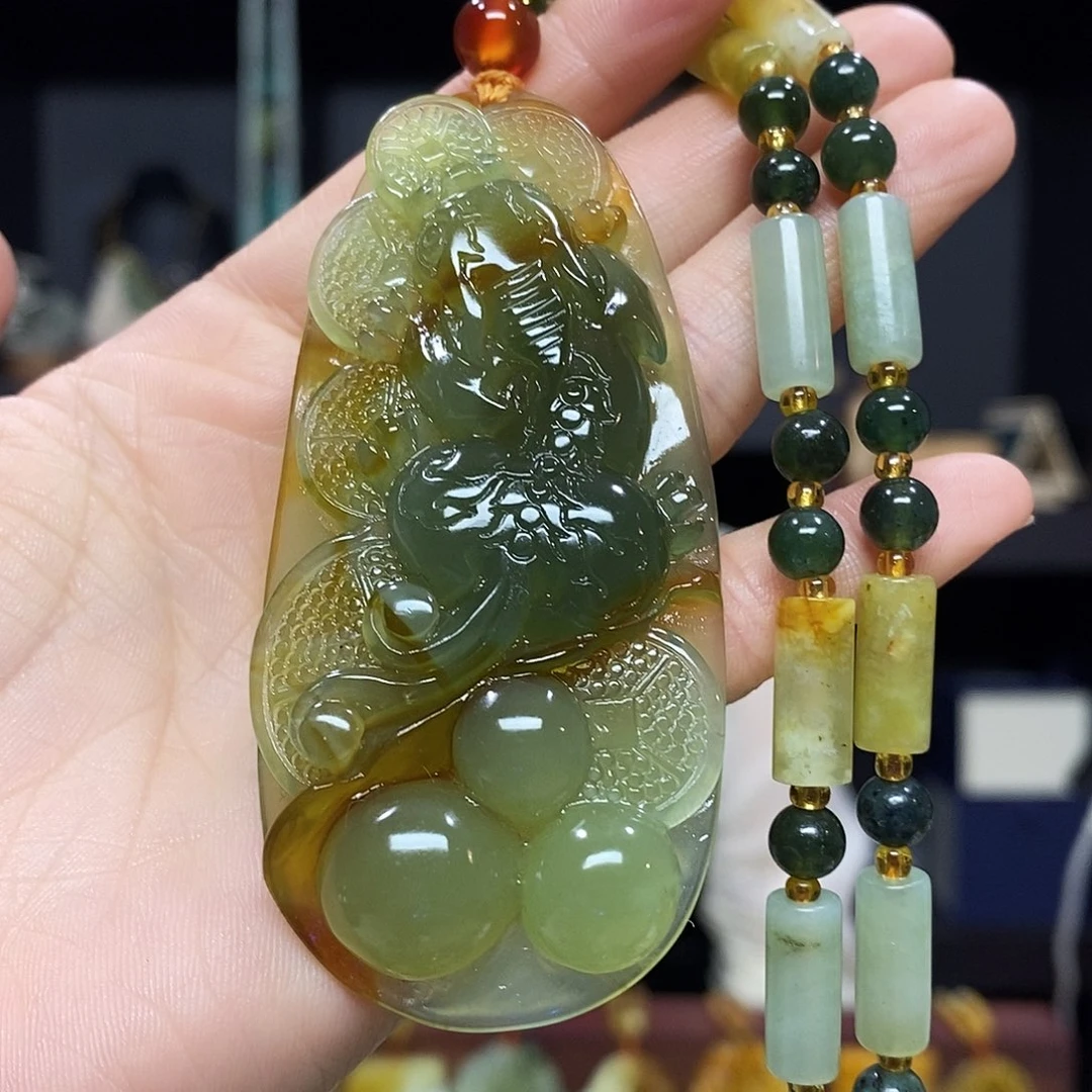 岫玉挂件吊坠未镶嵌