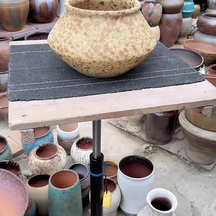 紫砂花盆高度19口径18