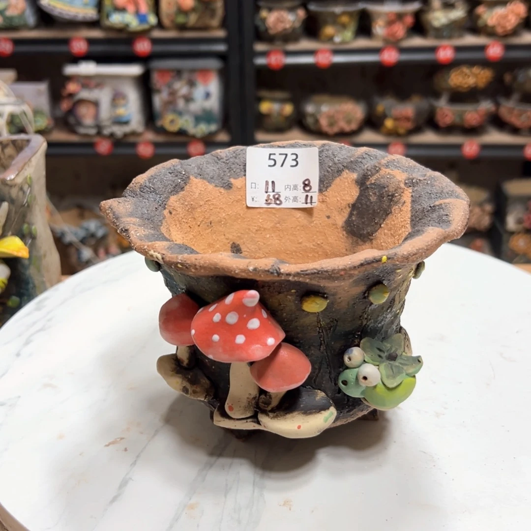 无铅玻璃喵573雨田花器