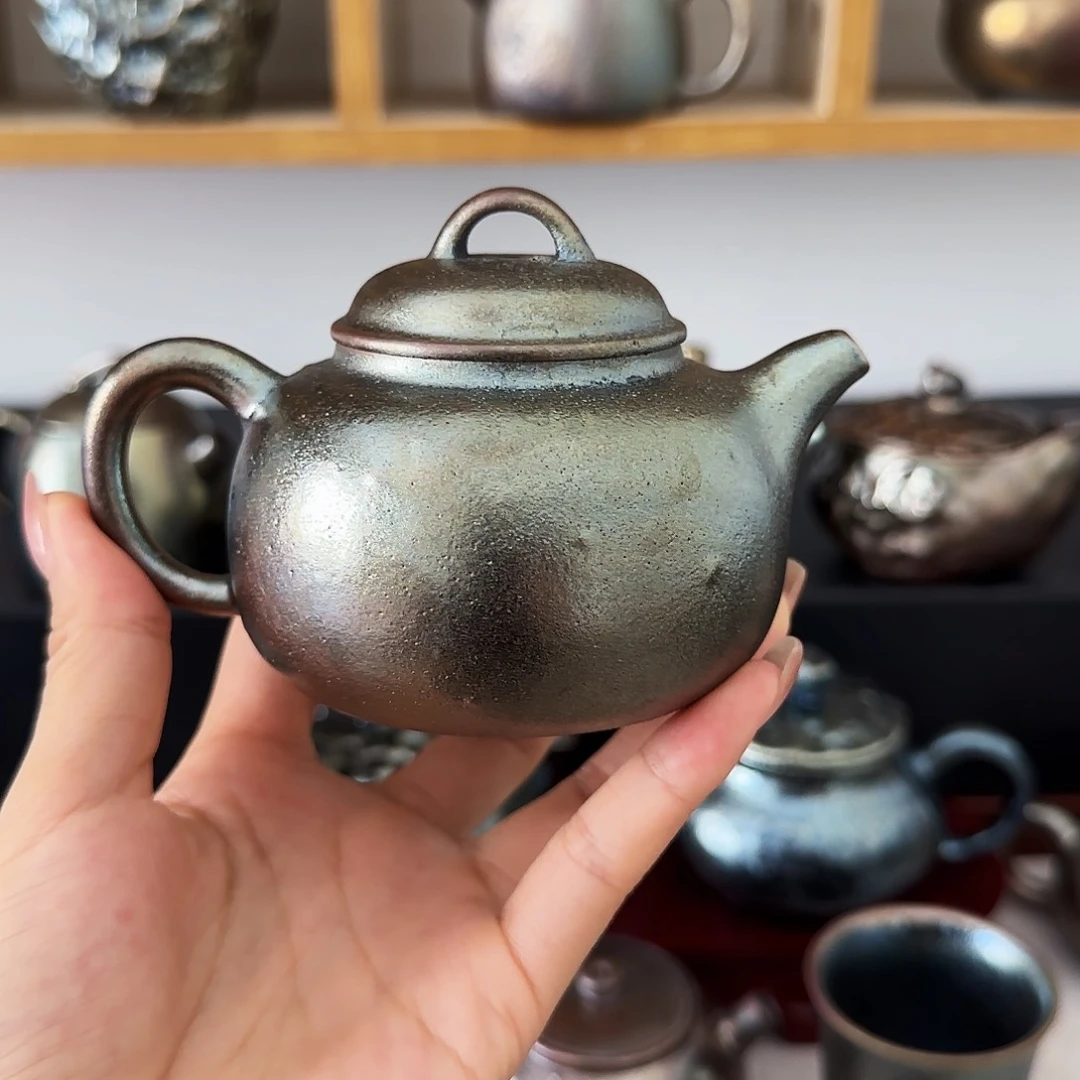 杯云南建水紫陶柴烧壶瑕疵