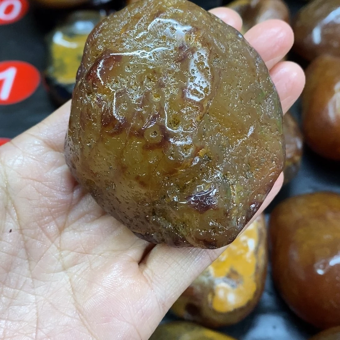 玛瑙/玉髓未镶嵌手把件
