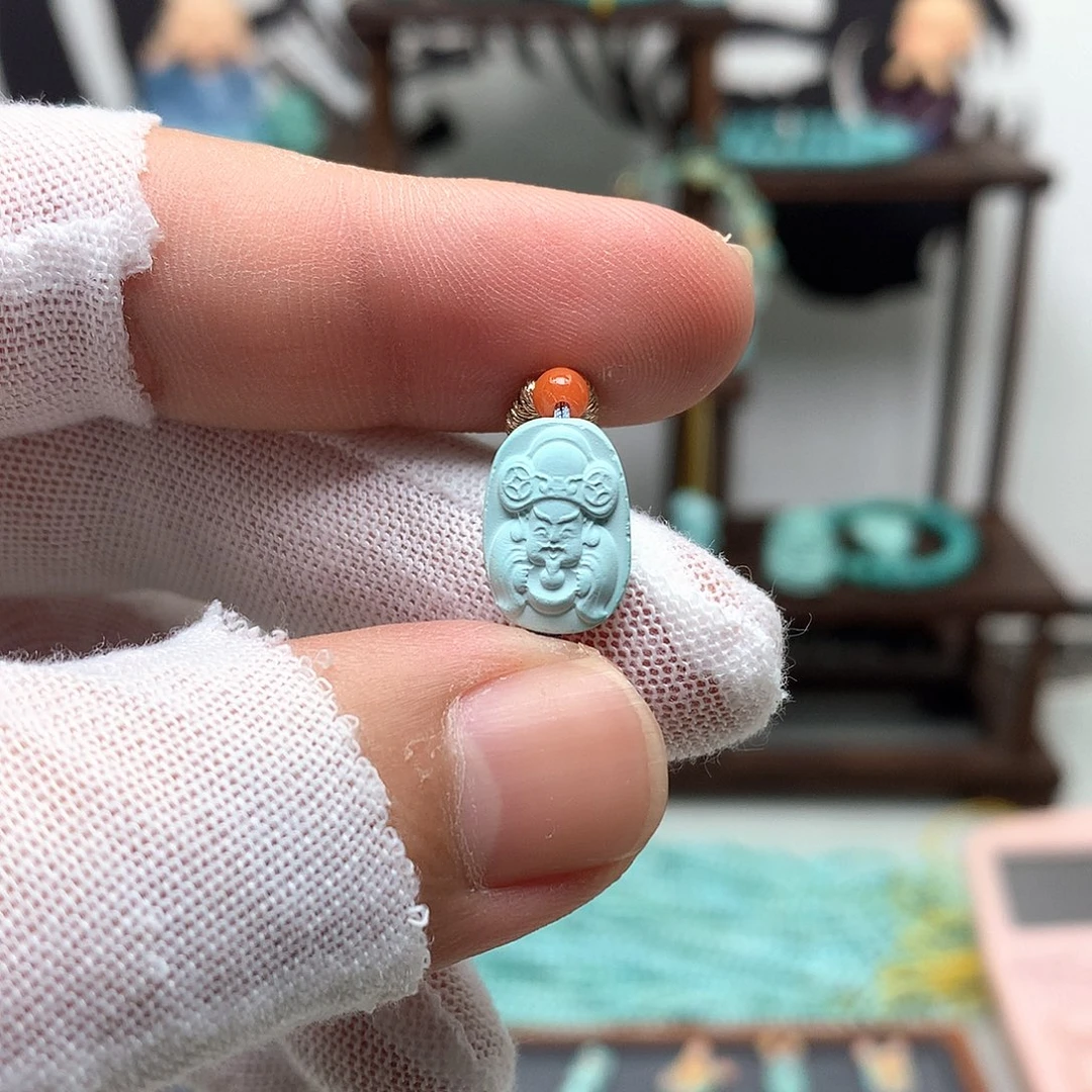 未镶嵌绿松石挂件