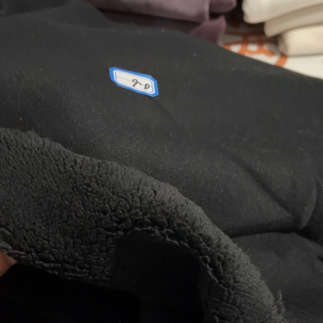 黑色羊驼绒60公分长特价手皱