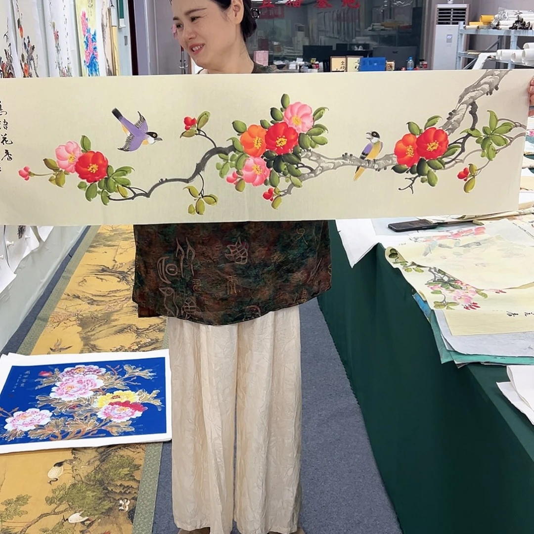 国画宣纸国画纯手绘作品