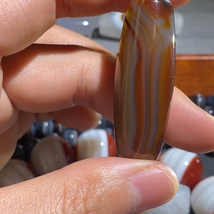 玛瑙/玉髓未镶嵌项链