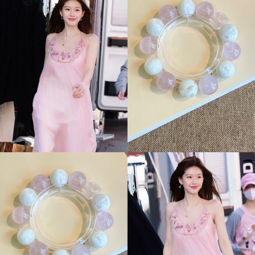 手链 W04『雪地玫瑰』多宝手链