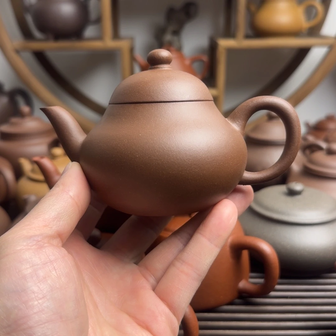 茶壶紫砂梨形200cc台西嫩底槽清