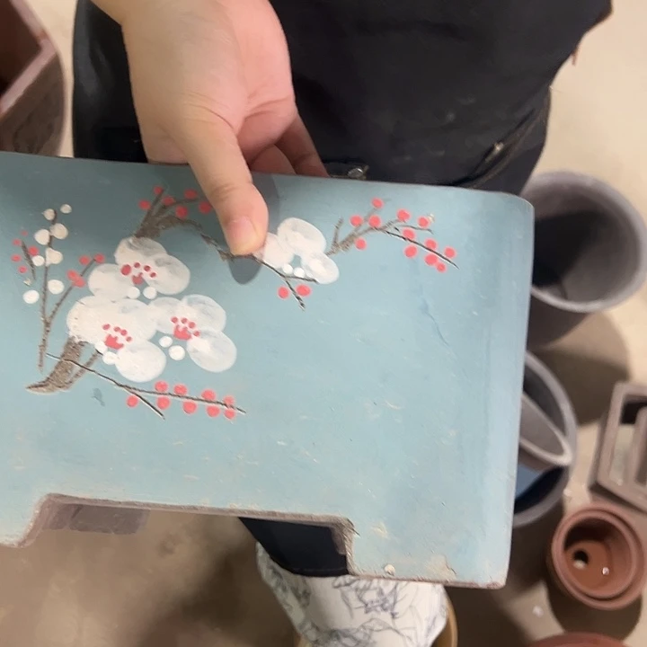 紫砂花盆口径快快乐乐