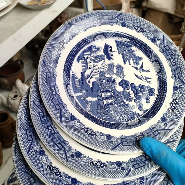 摆件陶瓷盘子碗啥都有