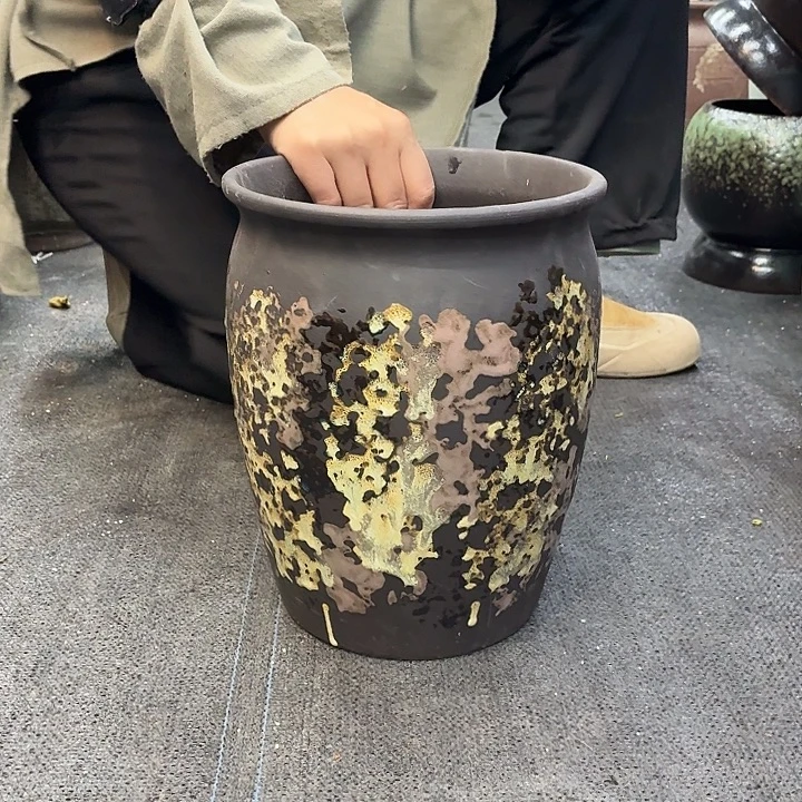 20×25 -粗陶花盆有孔