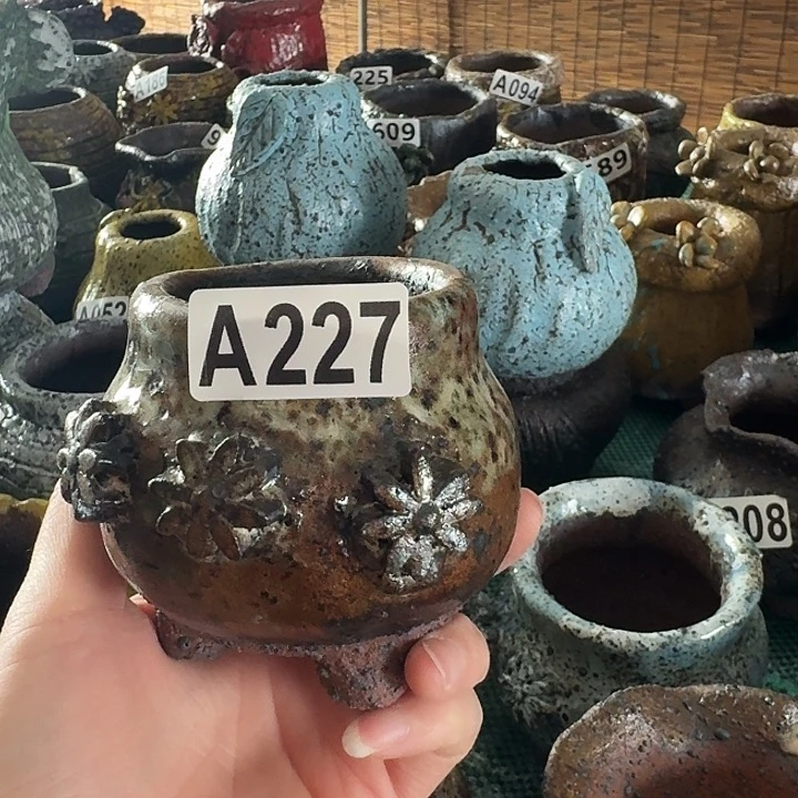 内口5.5高8粗陶手工