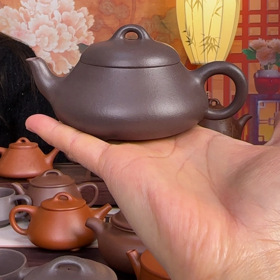银***河茶壶紫砂手工制作工艺没发养过的