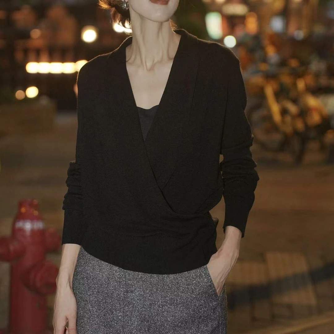 IMLINCONTE 【柔美力量】线性美学100扬子纱针织衫YH52ZZ205