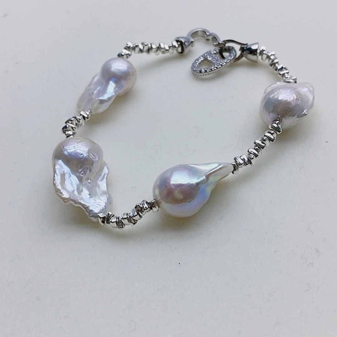 【闪购商品】淡水珍珠耳饰银S925镶嵌