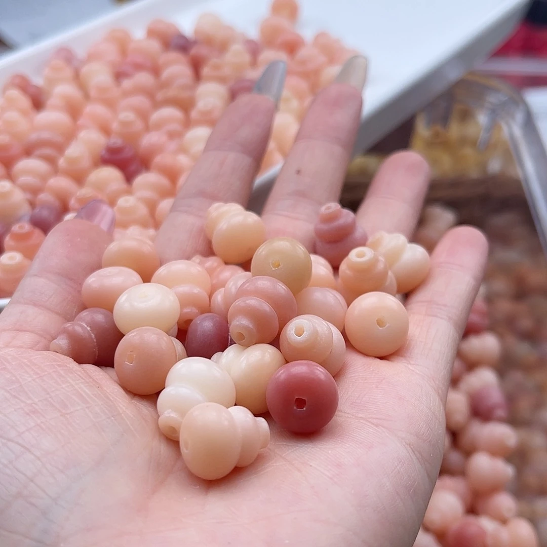 白玉菩提吊坠q12mm/20+20颗葫芦