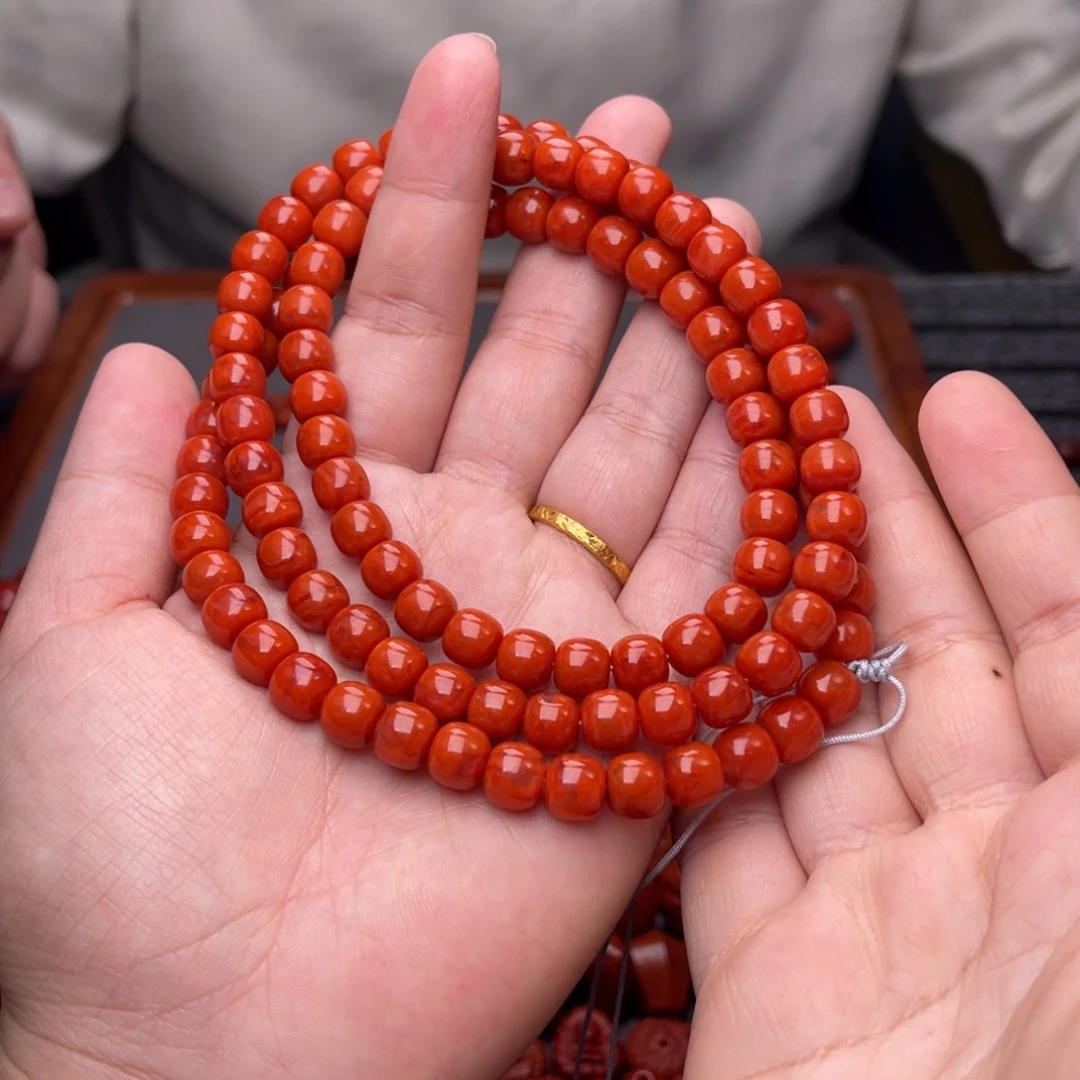 未镶嵌配饰卡8毫米南红玛瑙