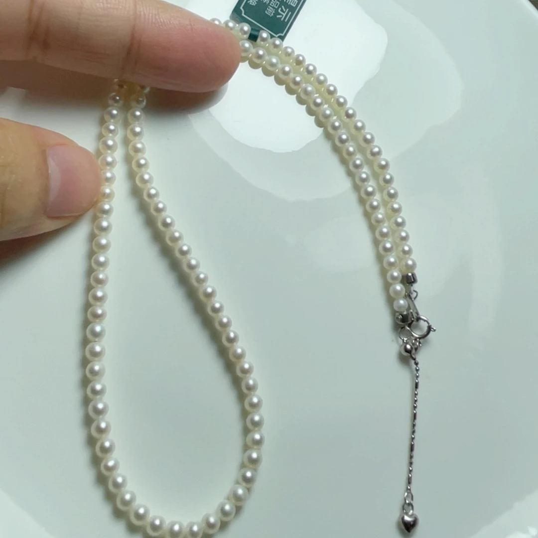 颈饰14K金镶嵌淡水珍珠