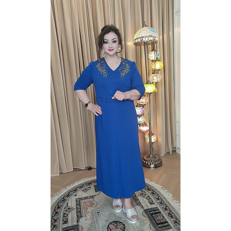 2025新款连衣裙气质显瘦时尚女士长款设计师休闲修身百搭网红201