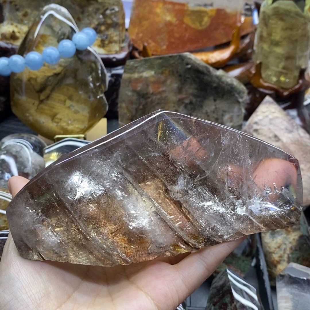 未镶嵌水晶珠宝半成品