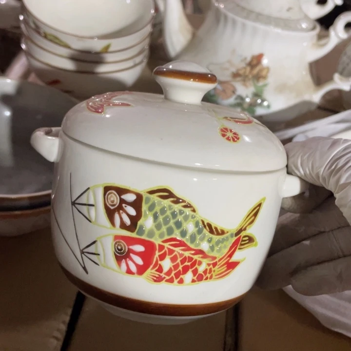 紫砂茶叶罐陶瓷艺术摆件