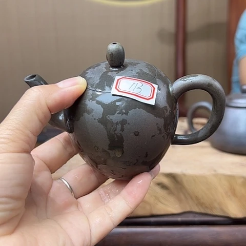 心**素戬谷龙窑柴柴烧茶壶113