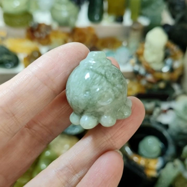 岫玉未镶嵌挂坠款式