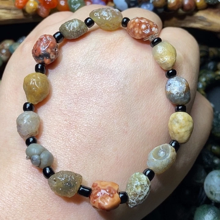 玛瑙/玉髓合金手链