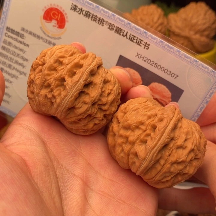文玩核桃把件元宝44