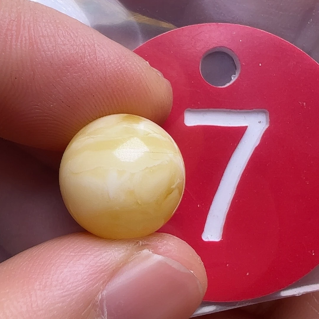 蜜蜡未镶嵌珠宝奇石13mm微瑕