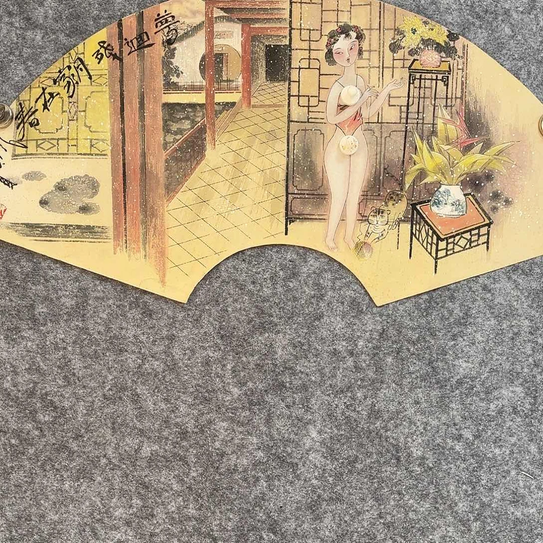 泓***堂国画手绘人物国画
