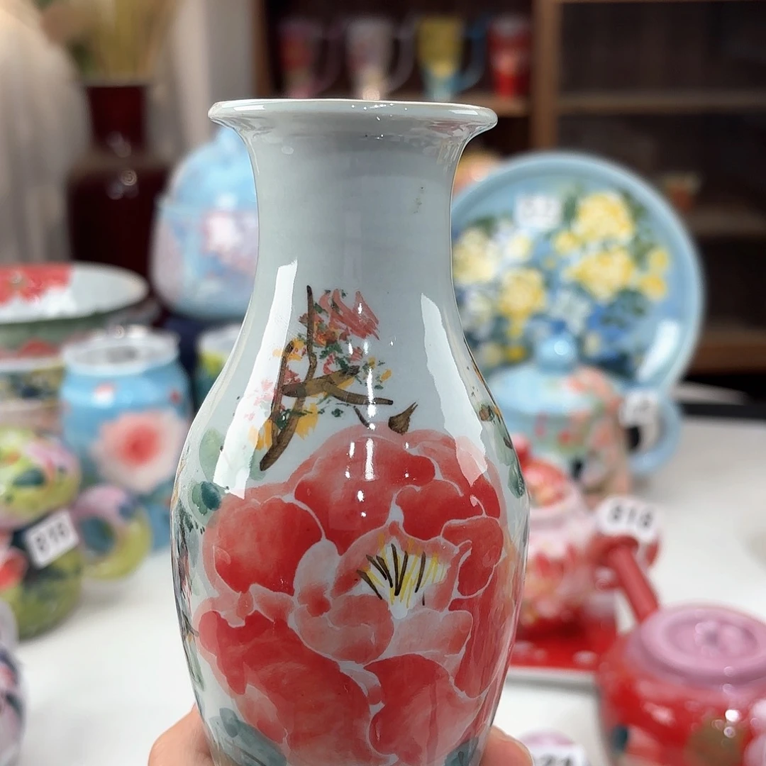 景德镇手绘高温釉下彩陶瓷茶具