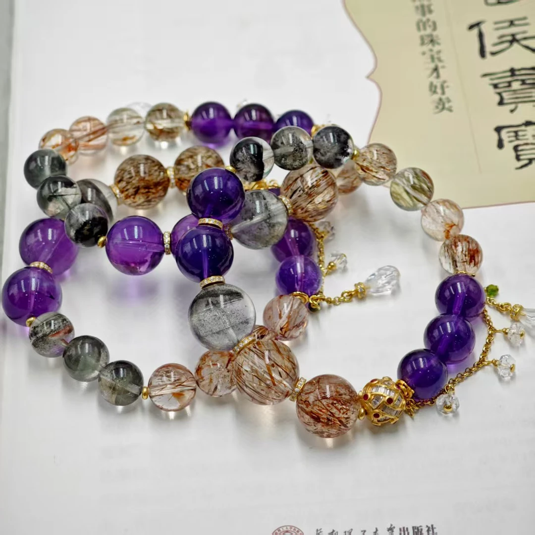 水晶手串轻奢小众精致多样性发货一件
