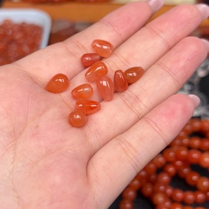 南***意南红玛瑙未镶嵌吊坠(不含链)