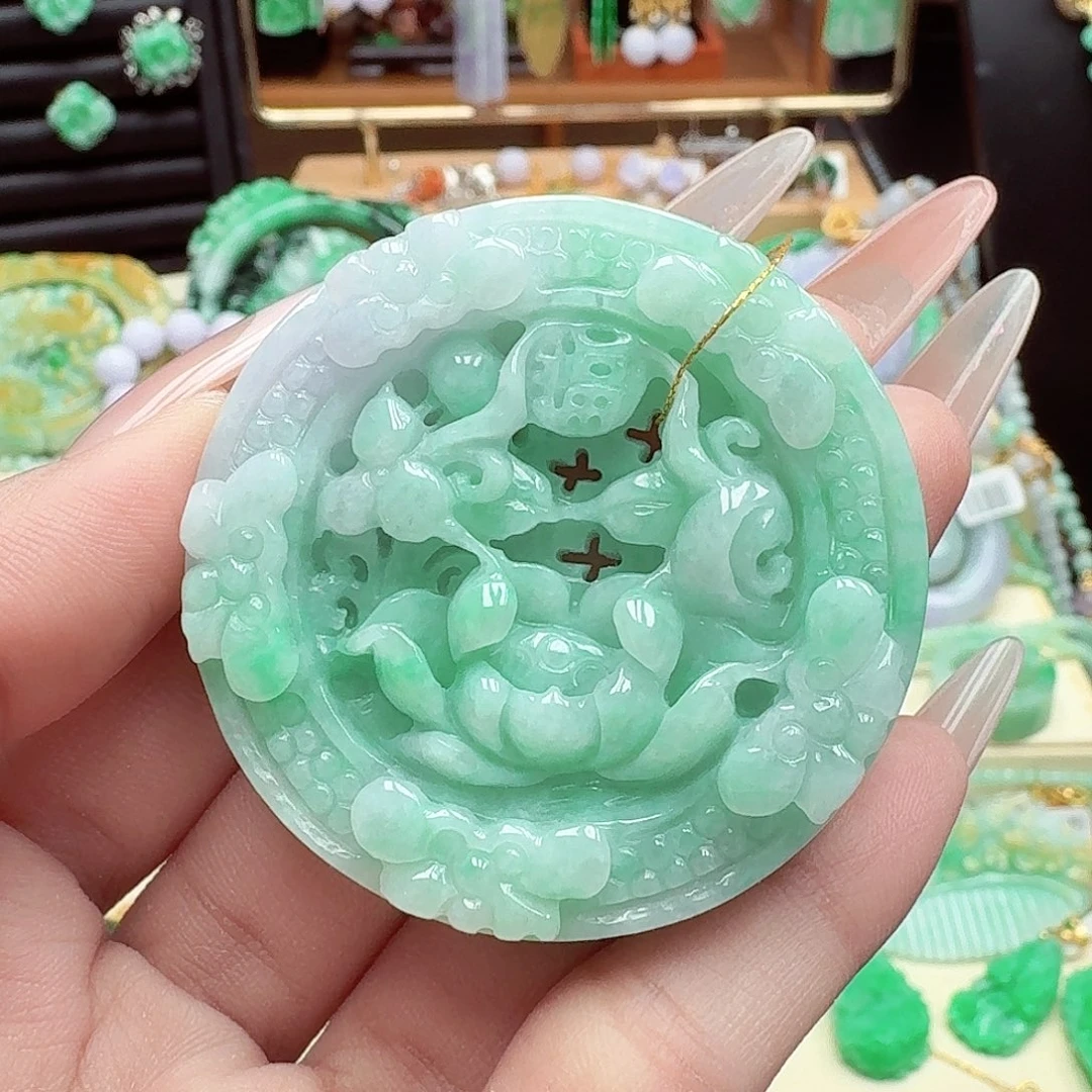 颈饰未镶嵌翡翠翡翠吊坠