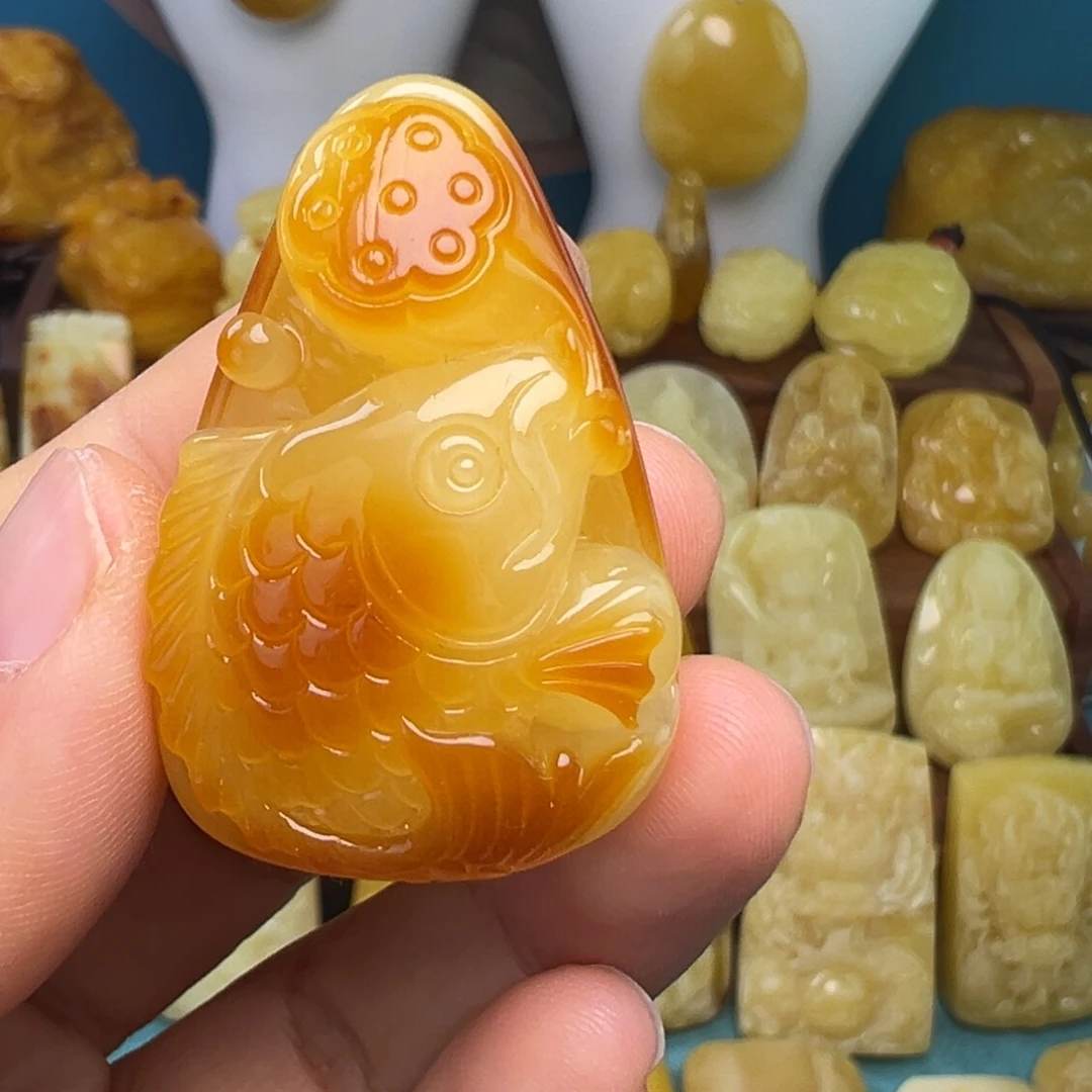 蜜蜡吊坠(不含链)未镶嵌