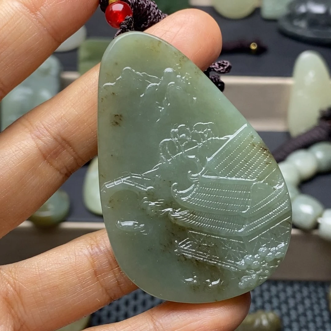 颈饰未镶嵌和田玉