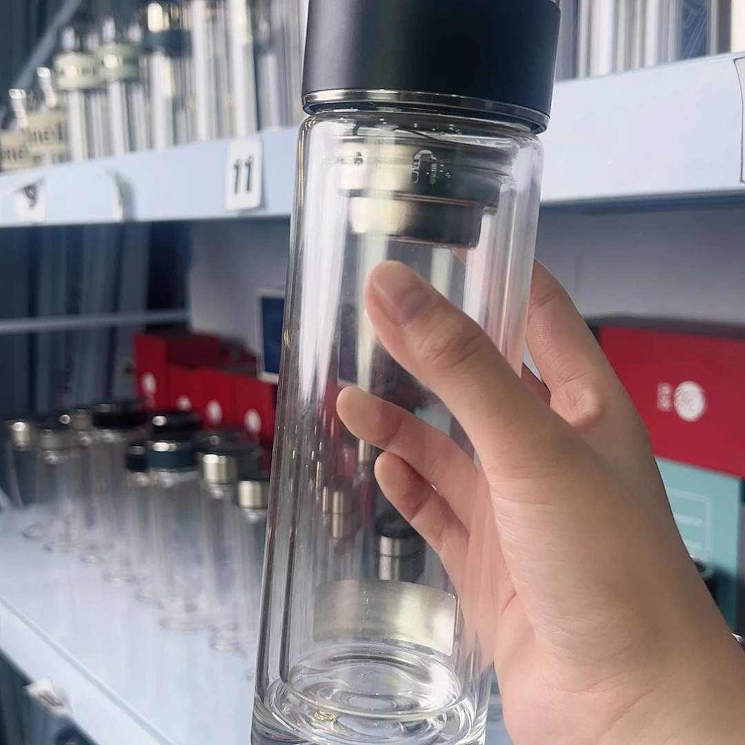 双层320毫升高硼硅茶杯