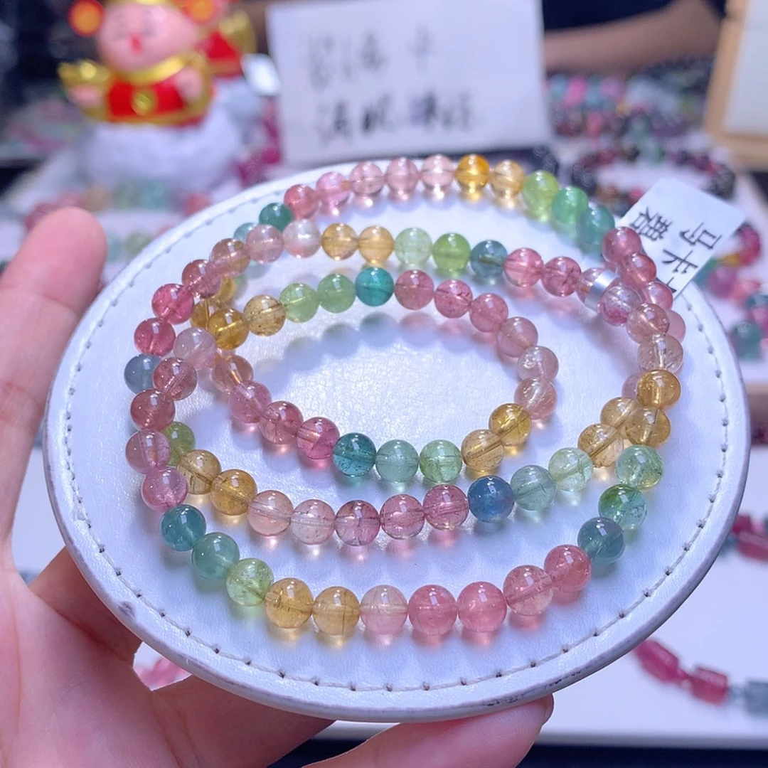 【闪购商品】未镶嵌手链碧玺6m