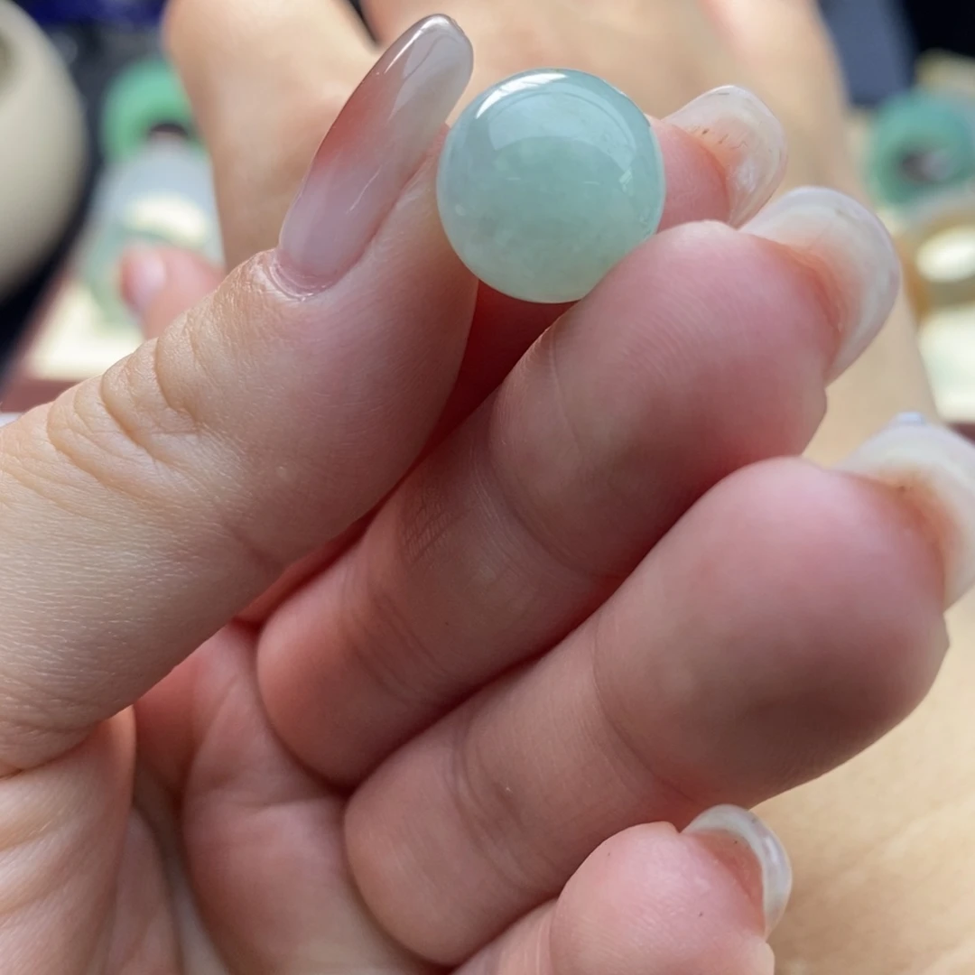 定制翡翠珠12.6未镶嵌