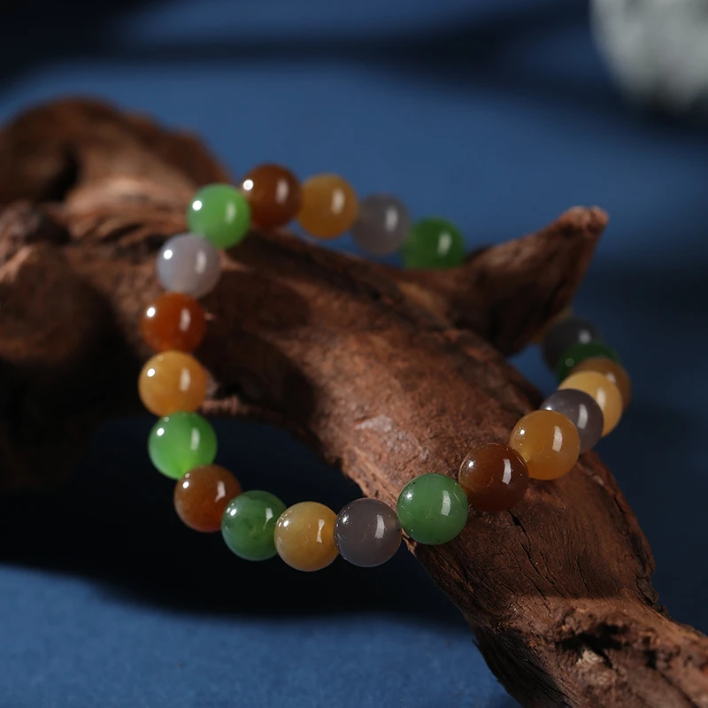 LF-54和田玉多色多宝手串