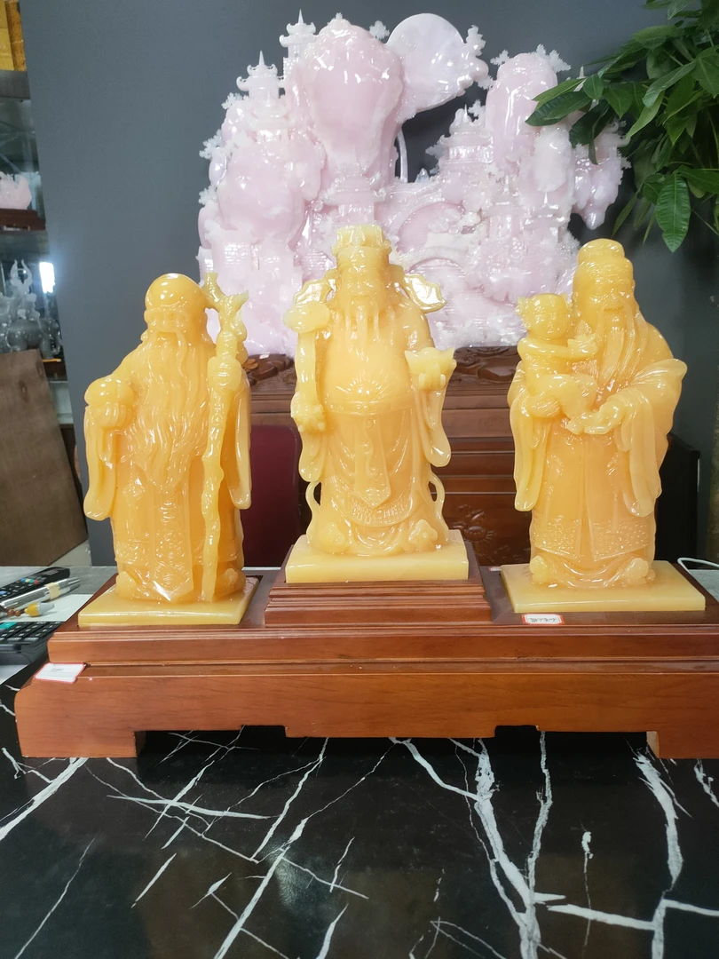 黄龙料福禄寿 客厅玄关书房装饰乔迁送礼