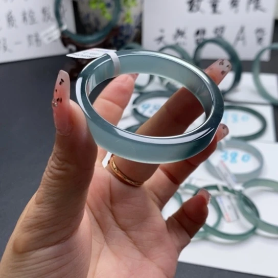 翡翠手镯未镶嵌꧁****꧂48尺寸