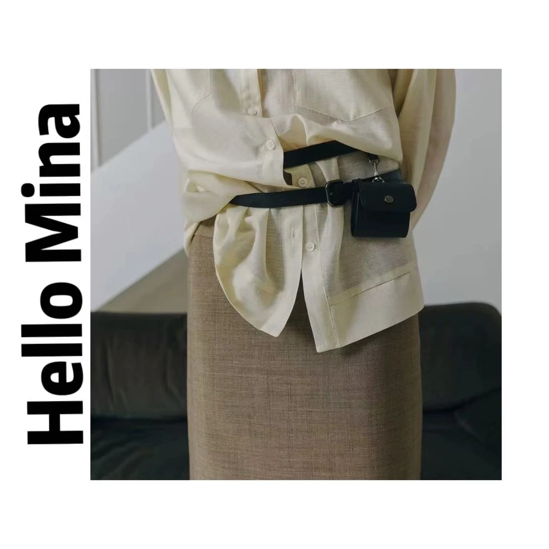 7779东大门高级感百搭双层腰包腰带