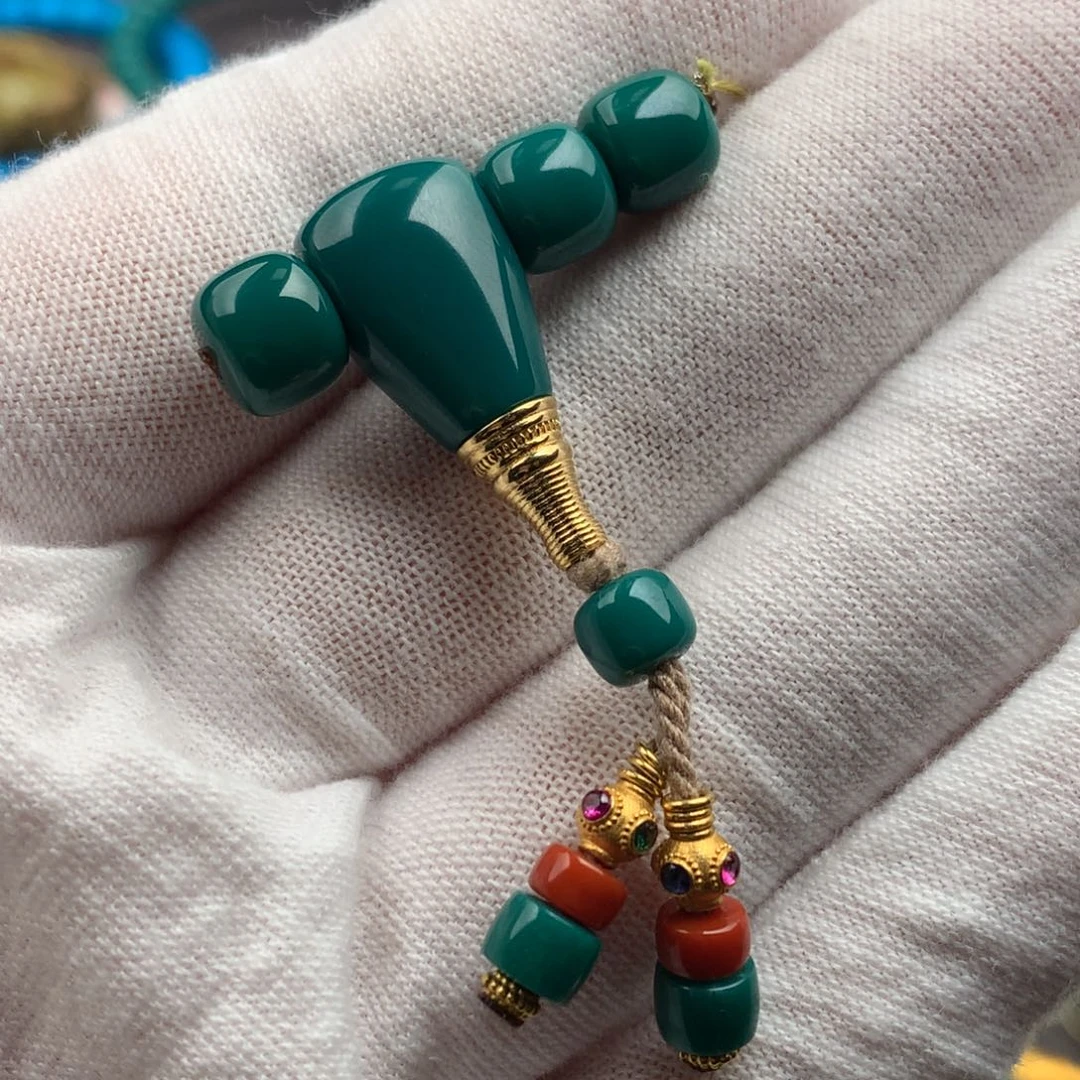 绿松石18K金镶嵌绿松石