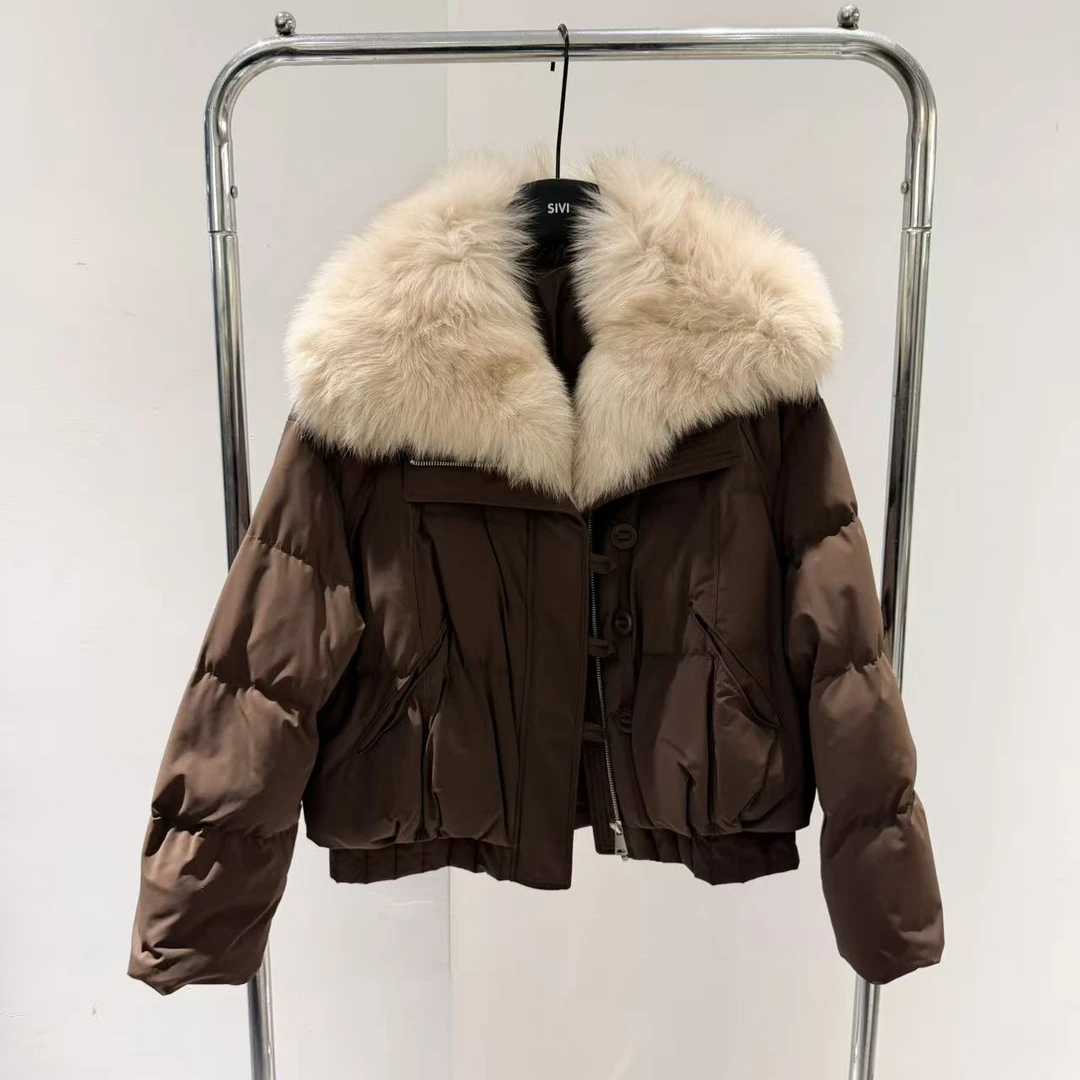 【熙薇品牌】 休闲设计师羽绒服Ad9100