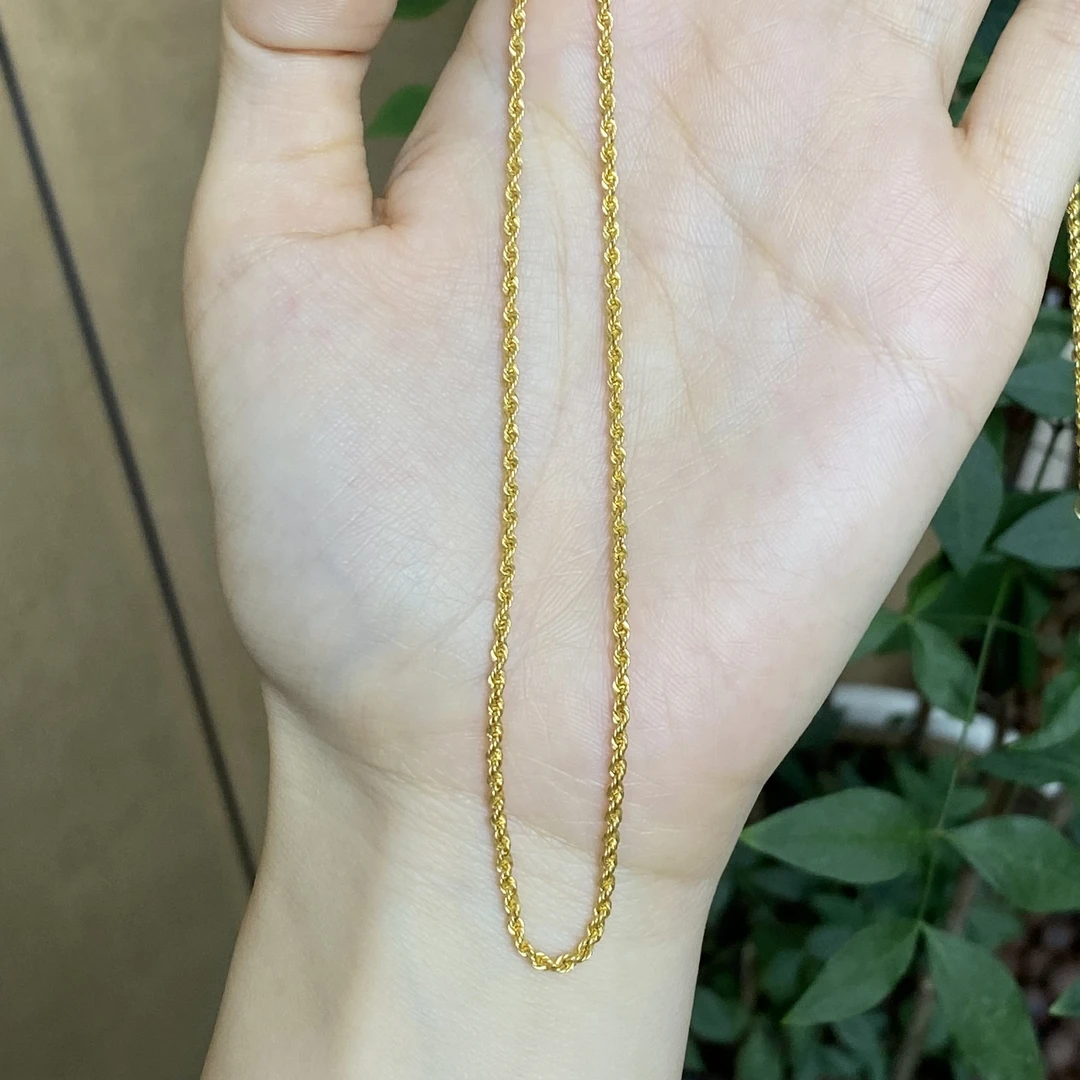 【60cm麻花链】18K金引流款重金麻花链-多样性发其一-HJSS93