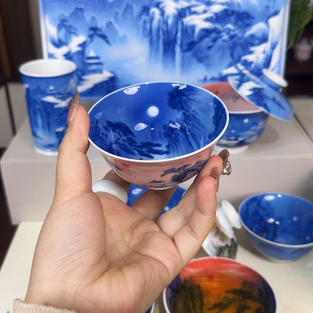 天***雨青花山水日月同辉